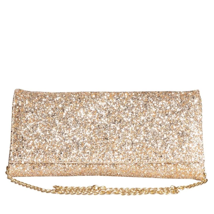 Borse STUDIO CREAZIONI | Borsa Pochette Glitter Oro