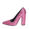 Autunno Inverno STUDIO CREAZIONI | Decolte Donna In Glitter Fucsia Made In Italy