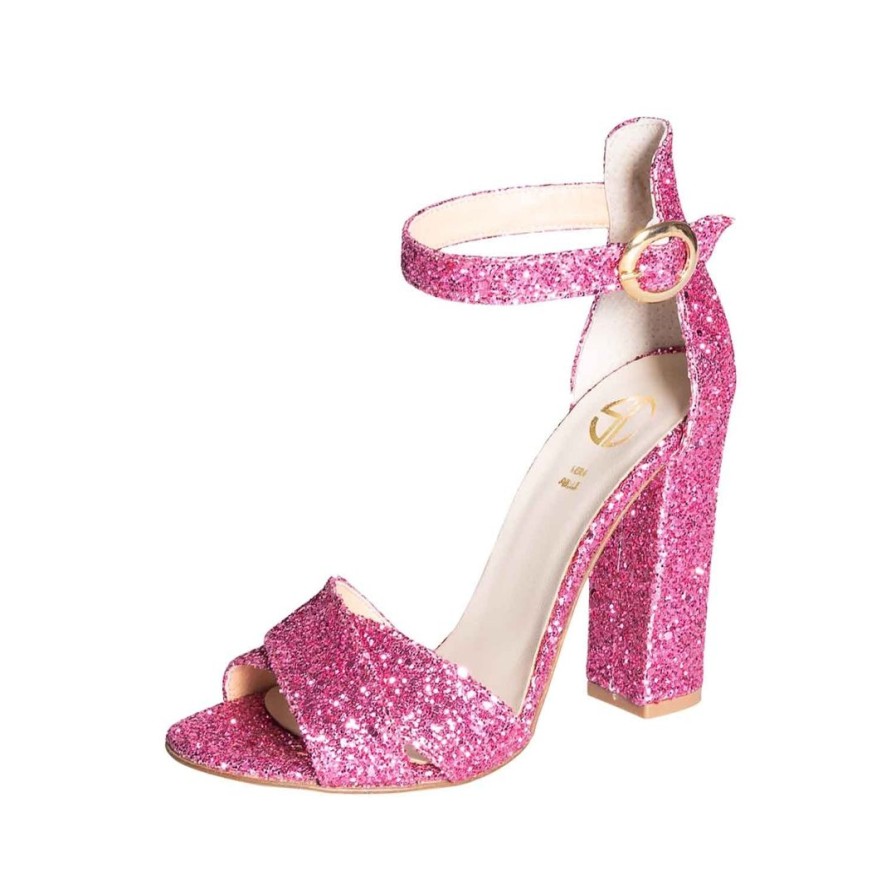 Autunno Inverno STUDIO CREAZIONI | Sandalo Glitter Fucsia Tacco Alto