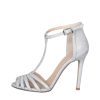 Scarpe Da Sposa STUDIO CREAZIONI | Chiara Glitter Rete Argento