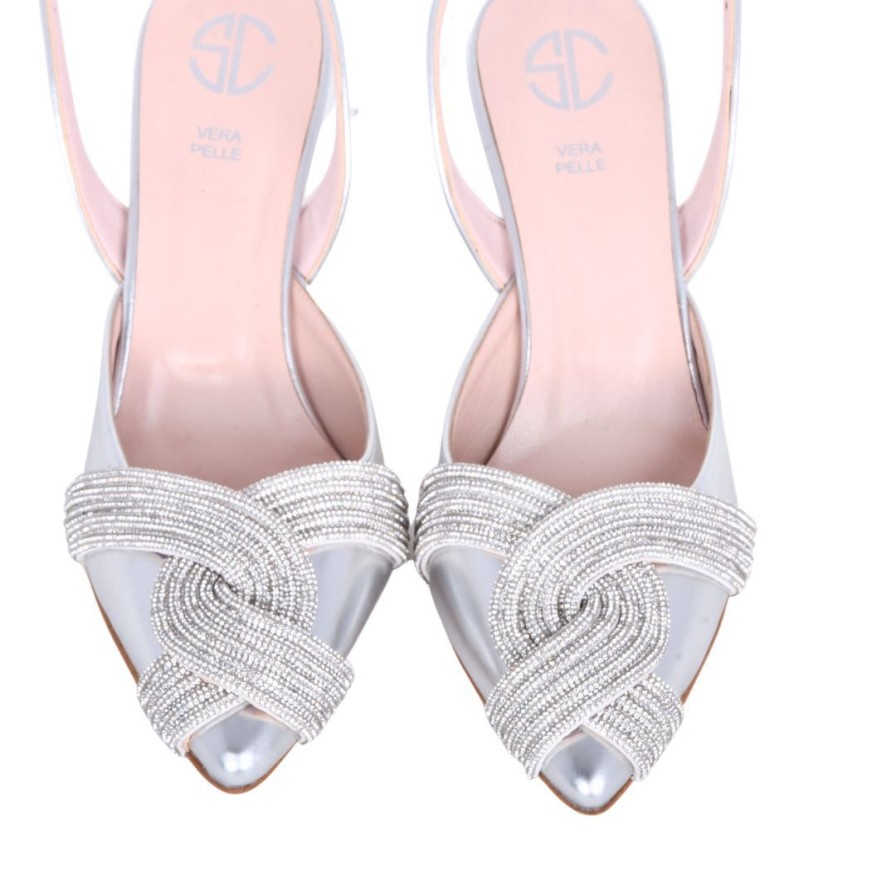 Scarpe Da Sposa STUDIO CREAZIONI | Scarpe Col Tacco Con Strass In Punta