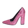 Autunno Inverno STUDIO CREAZIONI | Decolte Donna In Glitter Fucsia Made In Italy