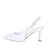 Scarpe Da Sposa STUDIO CREAZIONI | Slingback Da Sposa Con Strass A Punta